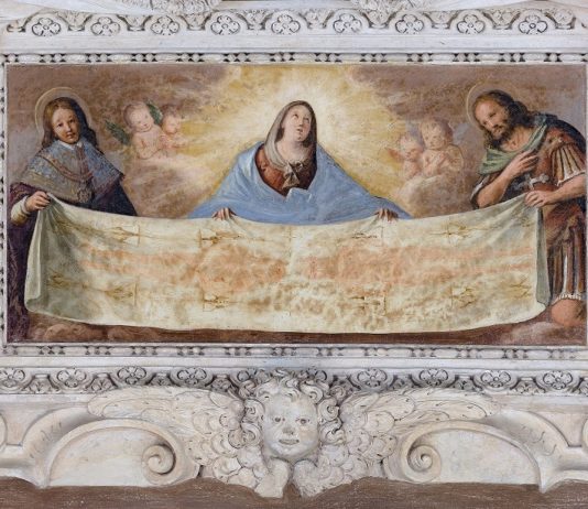 Giovanni Grattapaglia, La Vergine, Il beato Amedeo di Savoia e San Giovanni Battista