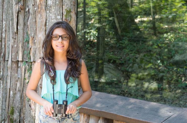 binocolo nelle oasi naturalistich