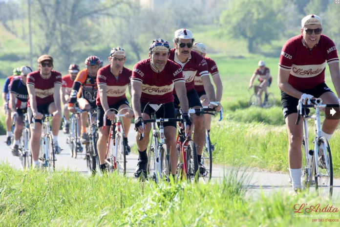 l'Ardita corsa in bici Arezzo