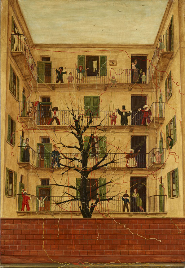 Gianfilippo Usellini, Il carnevale dei poveri , 1941- VAF 2141, Trento, MART Archivio fotografico e Mediateca