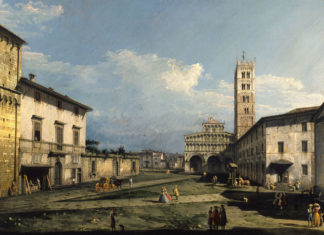Lucca – Il Bellotto e il vedutismo dal 12 ottobre al 6 gennaio 2020 Bernardo Bellotto, Piazza San Martino con la cattedrale, Lucca, 1740, York, City Art Gallery