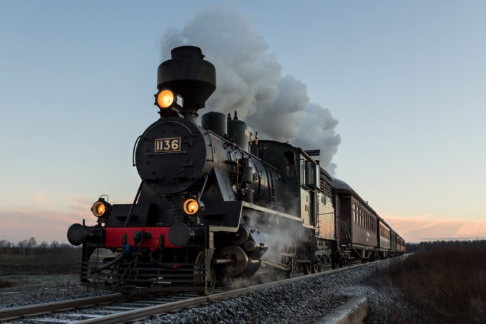 treno storio della Grande Guerra