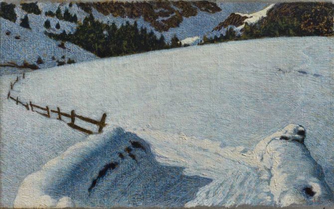 Divisionismo - Angelo Morbelli, Neve