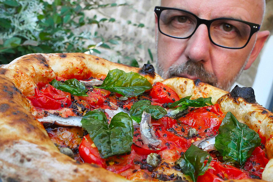 Franco Pepe e la Marinara Ritrovata Caiazzo foto Enrico Caiazzo/Viatoribus