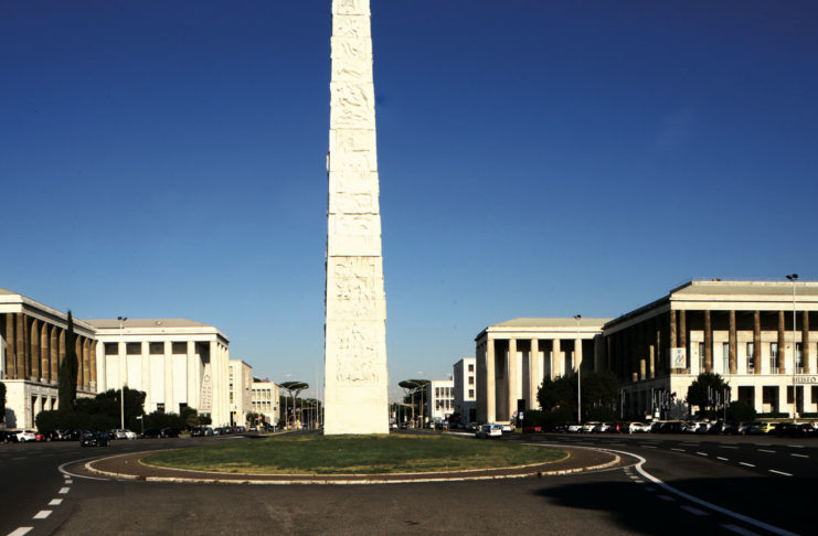 Roma - EUR Obelisco Marconi. foto ©Paolo Simoncelli