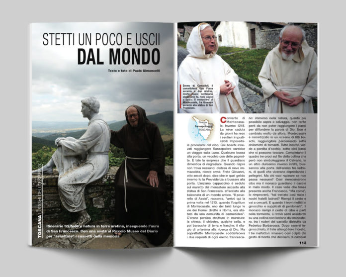 Toscana, luoghi dello spirito - Stetti un poco e uscii dal mondo. Testo e foto di Paolo Simoncelli - Itinerari e Luoghi 282 luglio 2020