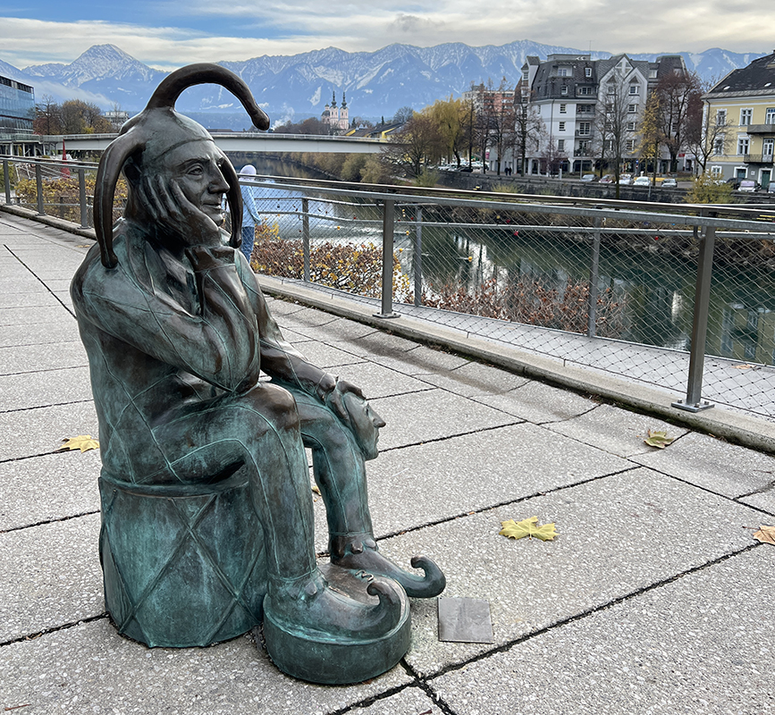 Villach e il fiume Drava