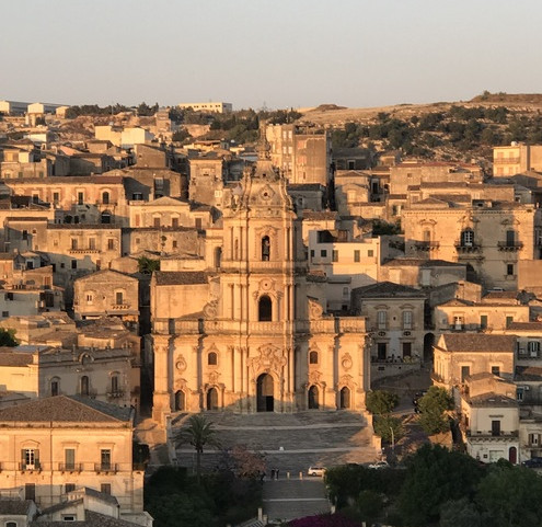 L'alba del tramonto a Modica