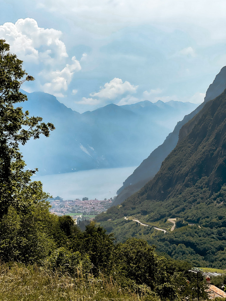 panorama sul lago di garda