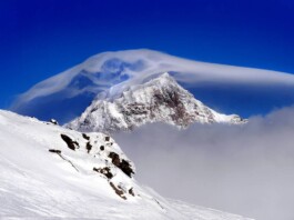 La Thuile inverno panorama sul monte bianco