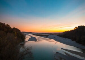 Lignano Sabbiadoro, Lungo l’Acqua Dolce - Tramonto su Tagliamento