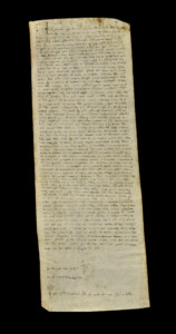 14.Testamento di Marco Polo 9 gennaio 1324 (more veneto 1323) Pergamena Venezia, Biblioteca Nazionale Marciana Inv. Lat. V, 58 (=2437), n