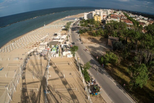 vista dalla ruota panoramica a bellaria igea marina phv giannella