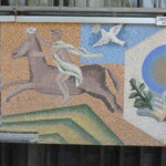 Alessandria, Palazzo delle Poste, i mosaici di Gino Severini, ph. M