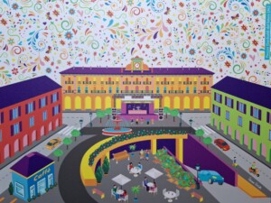 Alessandria, piazza Garibaldi del futuro. Interpretazione artista Denise Bistolfi