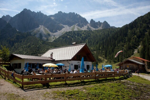 Rifugio Eppzirler Alm, Karwendel, tappa 15 (c)Tirol Werbung, Klaus Kranebitter