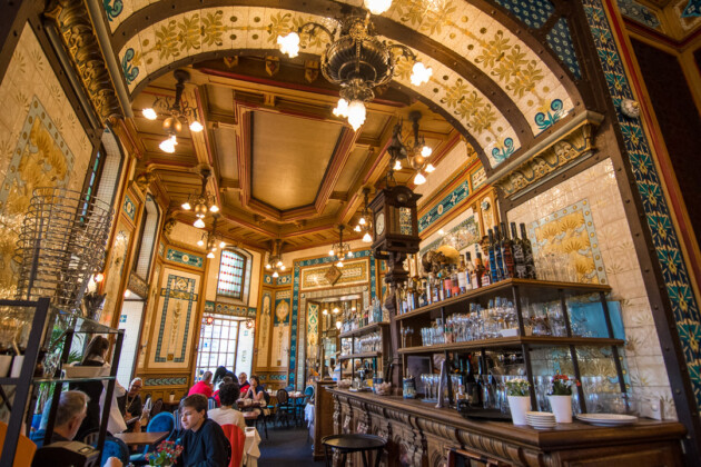 Nantes, Brasserie La Cigalle. Ph. Scilla Nascimbene