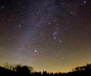 Rhön Sternenpark, Orion in the black moor©Sternenpark Rhön_A. Hänel