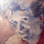 Umberto Boccioni_Ritratto della signora Maffi_1910_matita blu ed acquarello su carta_26x23,5cm