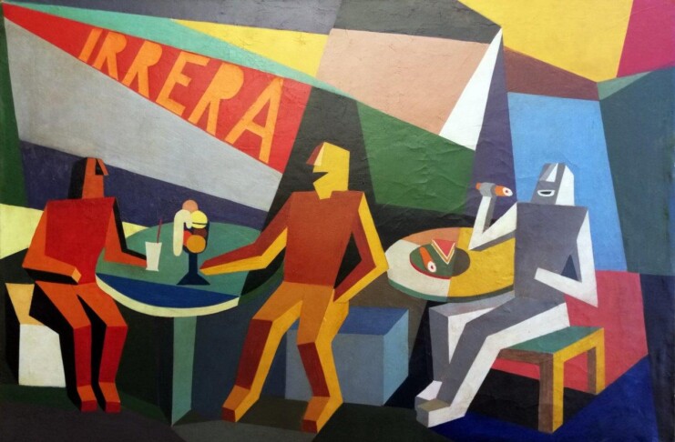 Fortunato Depero, Caffe Irrera_1926-27_olio su tela_cm60x80