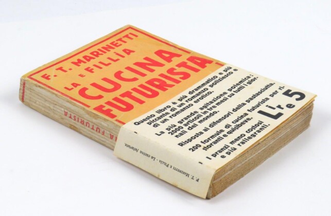 cucina futurista, libro d'epoca