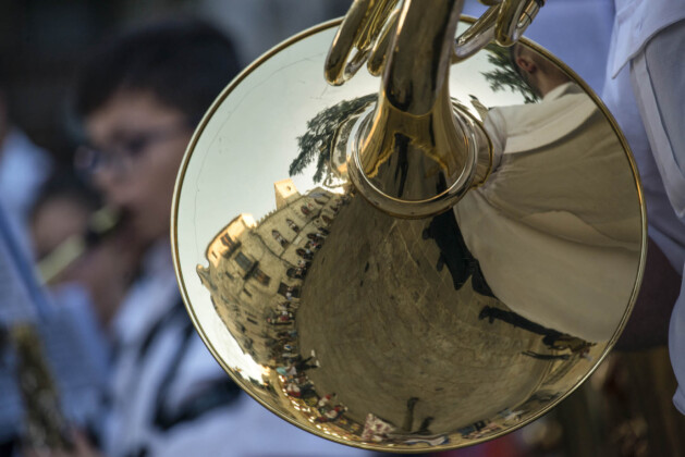 banda in piazza a petralia soprana per festa di s pietro e paolo phv giannella