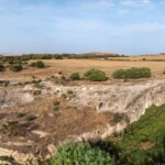 Guasila - Veduta aerea Domus de Janas Is Concas