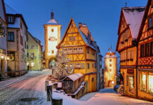 Dall’autunno ai mercatini: la magia di Natale a Rothenburg ob der Tauber Plonlein in inverno. RTS, Pfitzinger