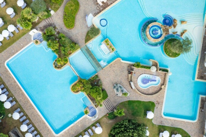 Drone Piscina Maj Galzignano Resort Terme & Golf