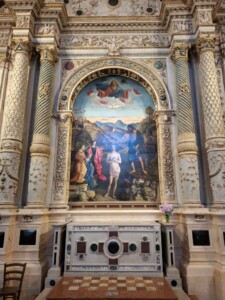 Vicenza, Chiesa S. Corona, Battesimo di Cristo di G. Bellini_ph. Marco Giovenco