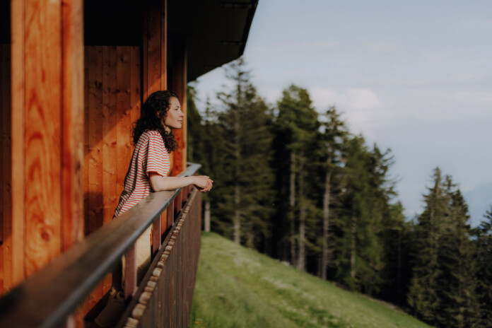 Gampl Familyalm auf dem Vigiljoch Gampl Familyalm auf dem Vigiljoch