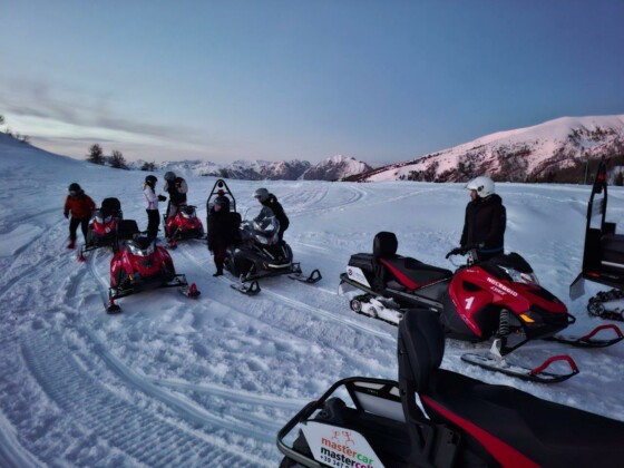 Montecampione, tour in motoslitta, ph. Marco Giovenco