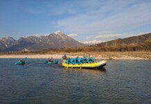 Borgo Valbelluna, itinerario tra fiume, borghi e memoria Borgo Valbelluna Canyoning, foto Marco Giovenco