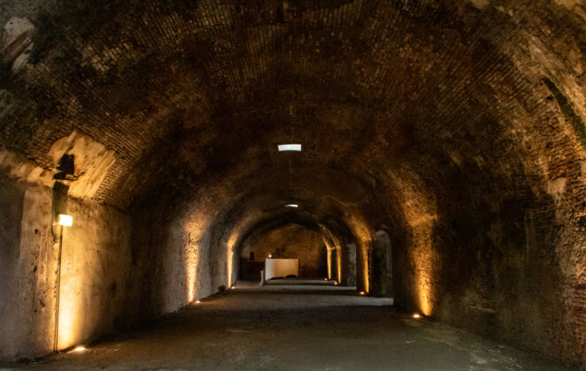 Galleria parallela. alla cortina perie&igrave;metrale nord. Fortezza Vecchia, foto Scilla Nascimbene