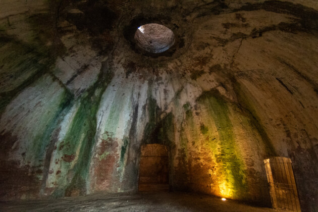 Interno del bastione dell'Ampolletta, foto Scilla Nascimbene