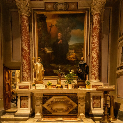 Altare dei risiatori nel Santuario della Madonna delle Grazie di Montenero, foto Scilla Nascimbene