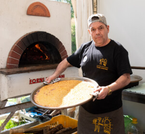 Torta di ceci livornese, foto Scilla Nascimbene