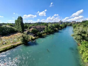 Berna, bagno nel fiume Aare, foto Marco Giovenco