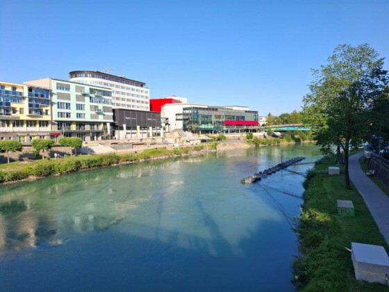 Carinzia, Villach, lungofiume Drava, foto Marco Giovenco