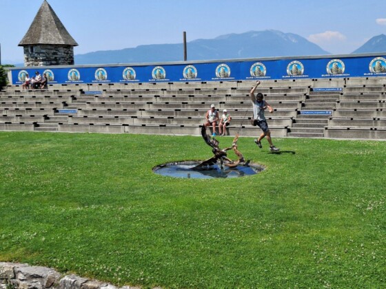 Carinzia, regione di Villach, l'Adlerarena a Landskron, foto Marco Giovenco