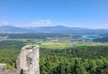 Villach, la Carinzia slow a 20 km dall’Italia Carinzia, regione di Villach, panorama da castello di Finkenstein, foto Marco Giovenco