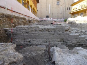 Fano, scavi Vitruvio Aedes Augusti