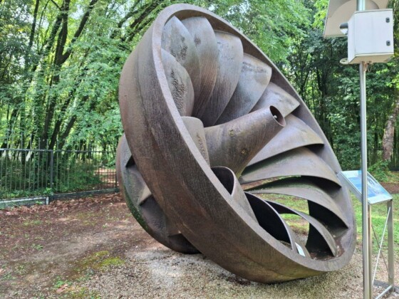 Umbria, Cascata delle Marmore, antiche turbine, foto Marco Giovenco