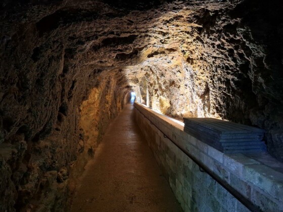 Umbria, Cascata delle Marmore, tunnel sotto la cascata, foto Marco Giovenco