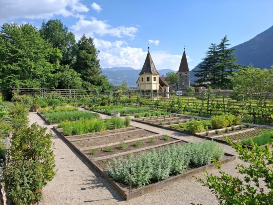 Abbazia di Novacella, il giardino barocco e gli orti officinali. Foto Marco Giovenco