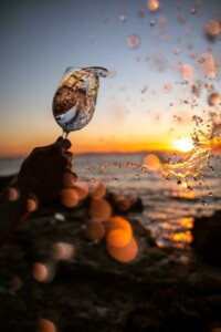 Bicchiere di Vino al tramonto_credit Daniele Fiaschi