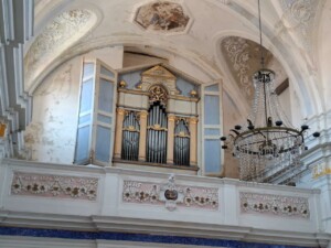 Gerace, Chiesa del Sacro Cuore, organo a canne del 1888, foto Marco Giovenco 