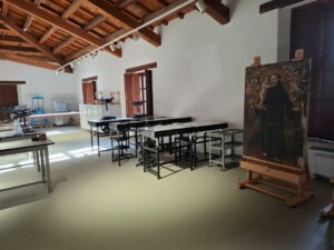 Gerace, laboratorio di restauro arte antica, foto Marco Giovenco