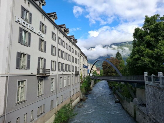Svizzera, Coira, il fiume Plessur. Foto Marco Giovenco