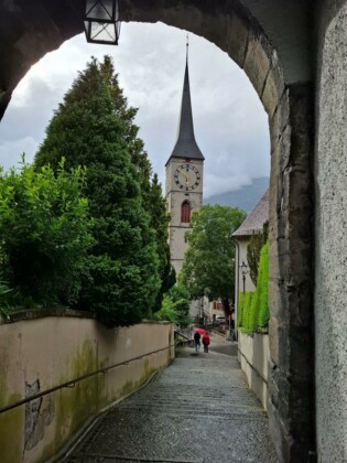 Svizzera, Coira, il quartiere episcopale. Foto Marco Giovenco